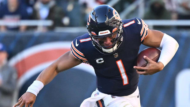 Chicago Bears quarterback Justin Fields